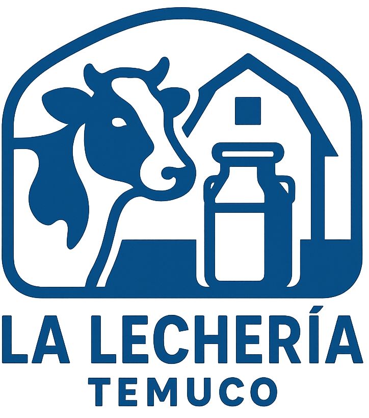 Logotipo de la lecheria Temuco